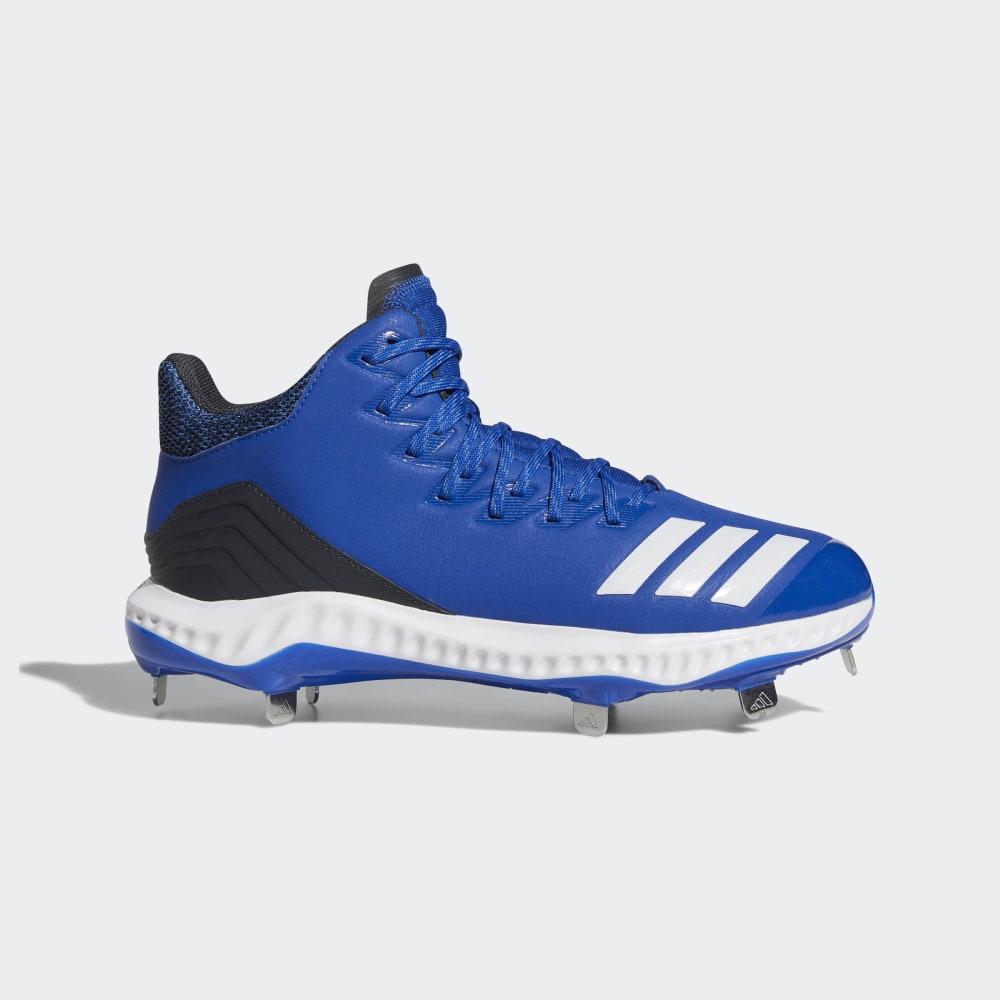 Adidas Men's Icon Bounce Mid Baseball Cleats Royal/White/Dark Grey Ireland CG5177